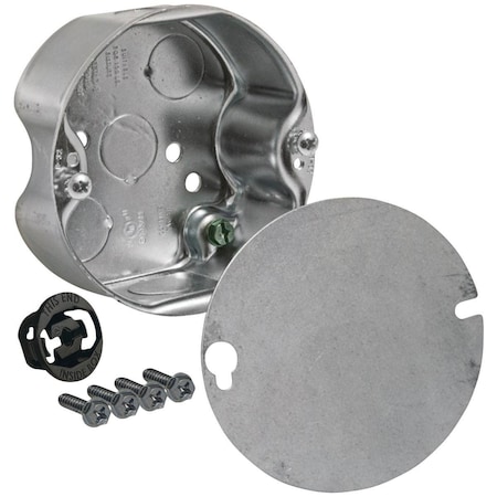 Southwire 4 In. W. 16 Cu. In. Octagon Ceiling Fan Box 54151-FANNB-UPC